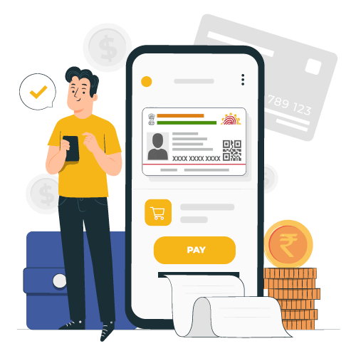 Printing a mobile recharge and bill payment receipt